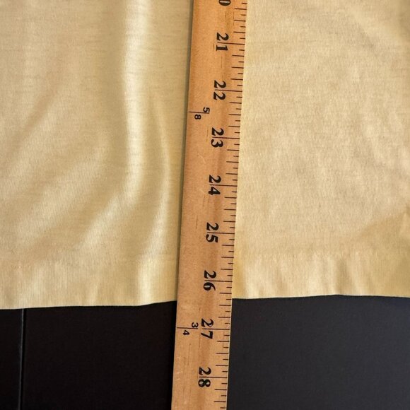 Vintage 80s Men's Disney Mickey Mouse Pale Yellow Polo Shirt, Size Large - Picture 6 of 8
